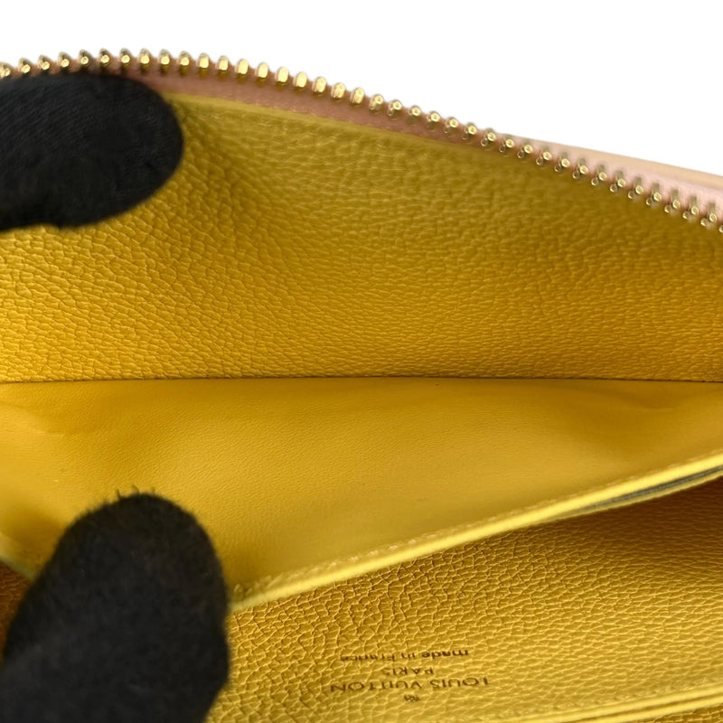 Louis Vuitton Monogram Empreinte Zippy Long Wallet - Pink 