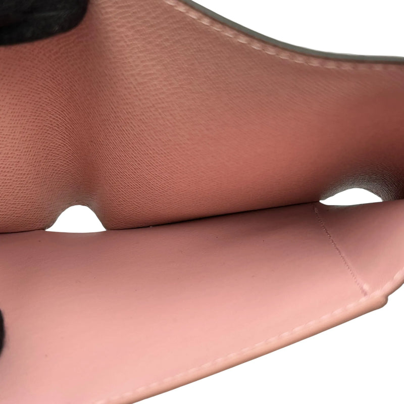 Louis Vuitton Damier Ebene Victorine Portefeuille Tri-fold Compact Wallet - Dark Brown 