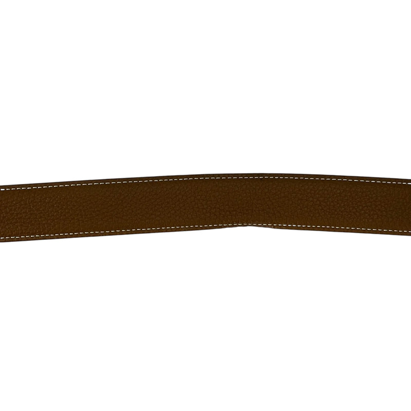 Hermès コンスタンス レザー ベルト □H刻印（2004年製）- ブラック × ブラウン