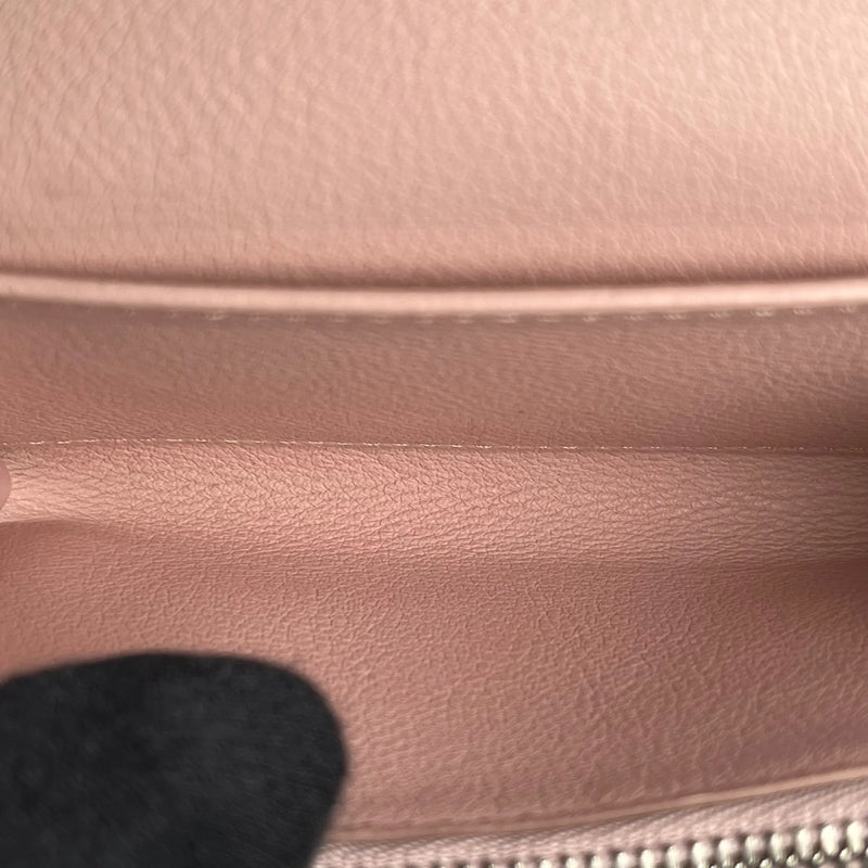 Louis Vuitton Monogram Mahina Perforated Bi-fold Compact Wallet - Pink 