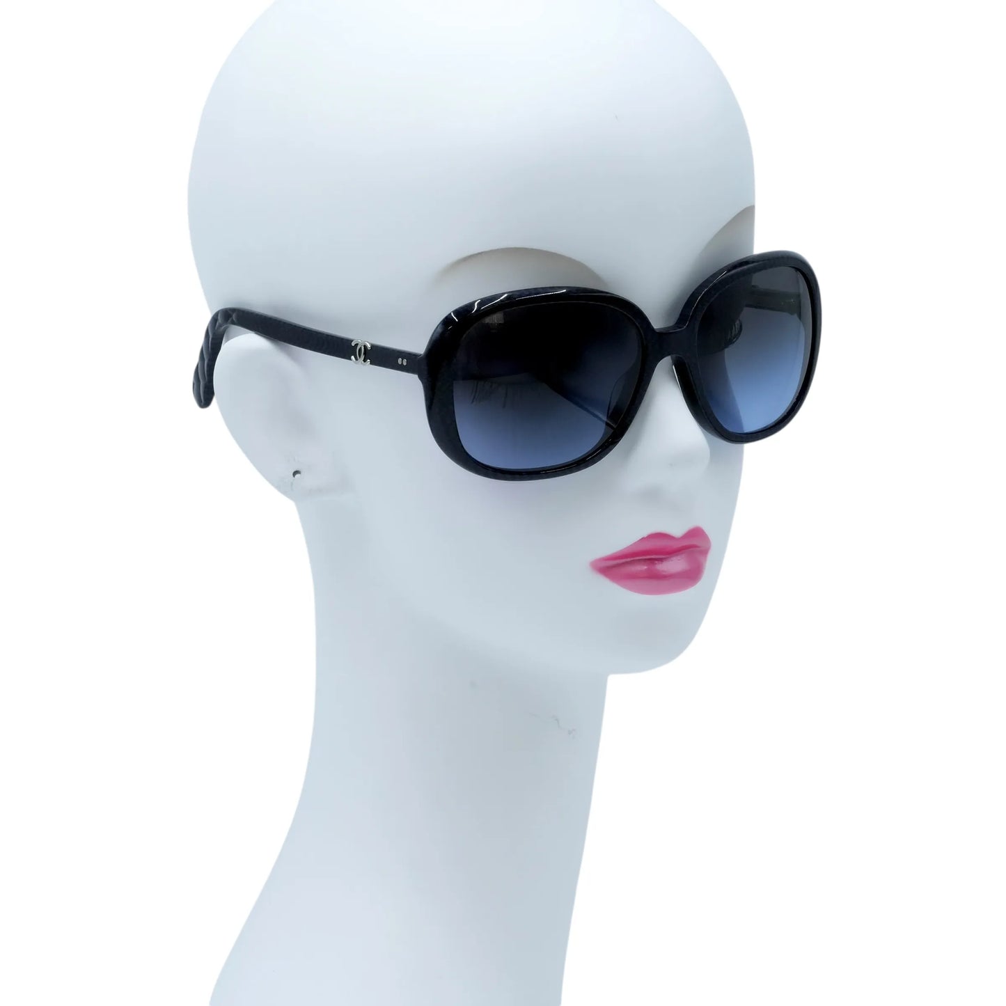 CHANEL CCロゴ ブルーフレーム サングラス - ブルー - 34485