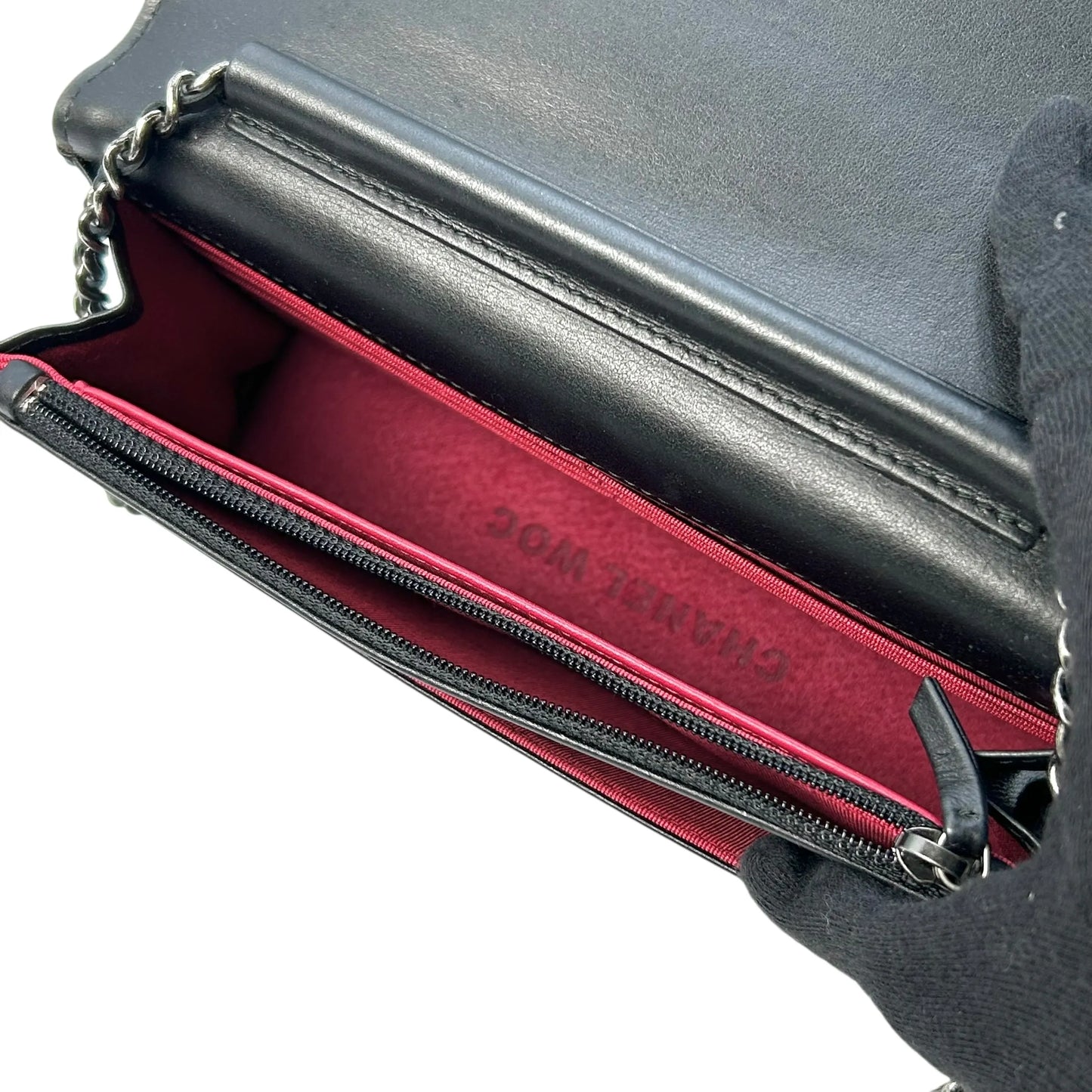 CHANEL Gabrielle de Chanel Chain Wallet - Beige x Black 