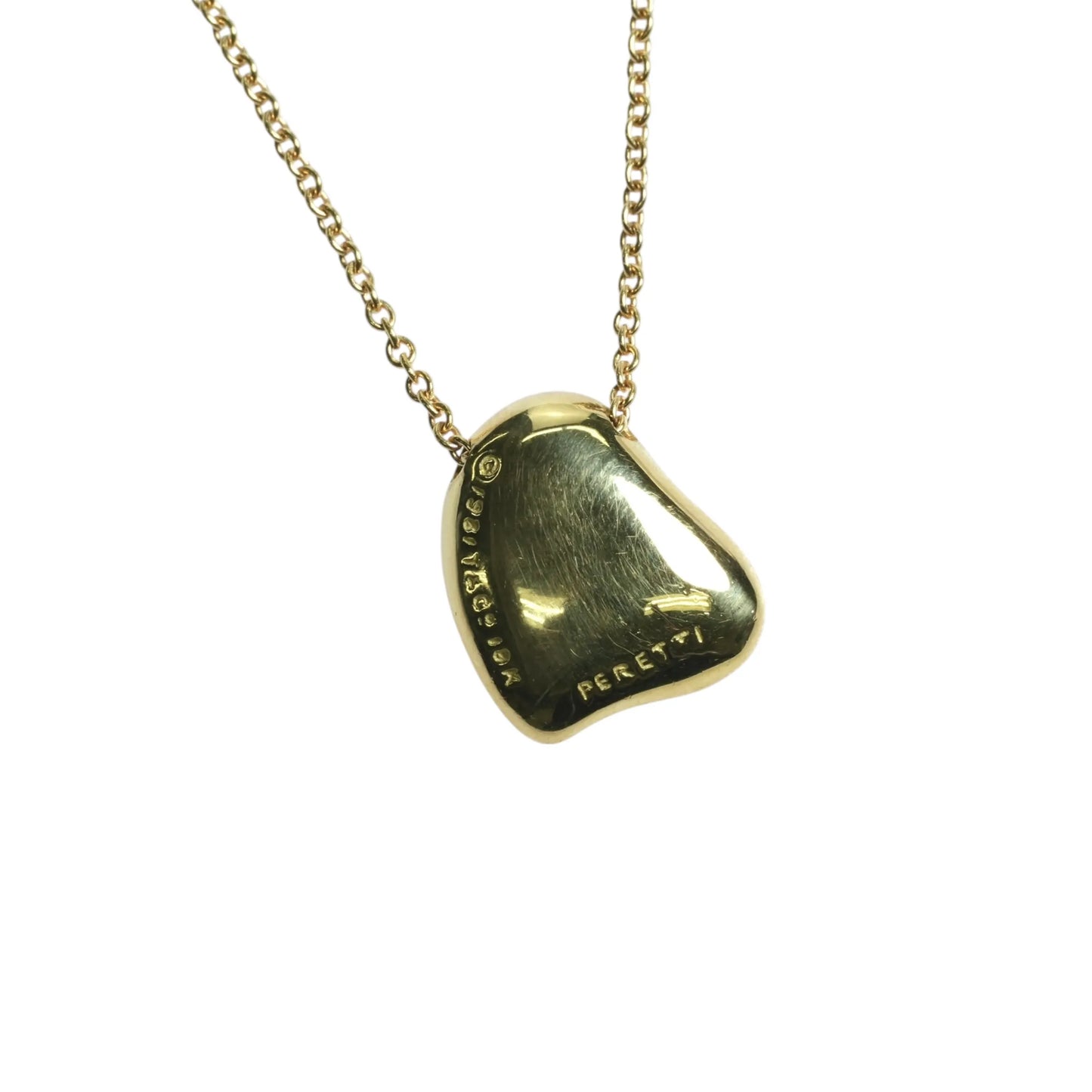 Tiffany & Co ハート ダイヤモンド ネックレス - 18KYG