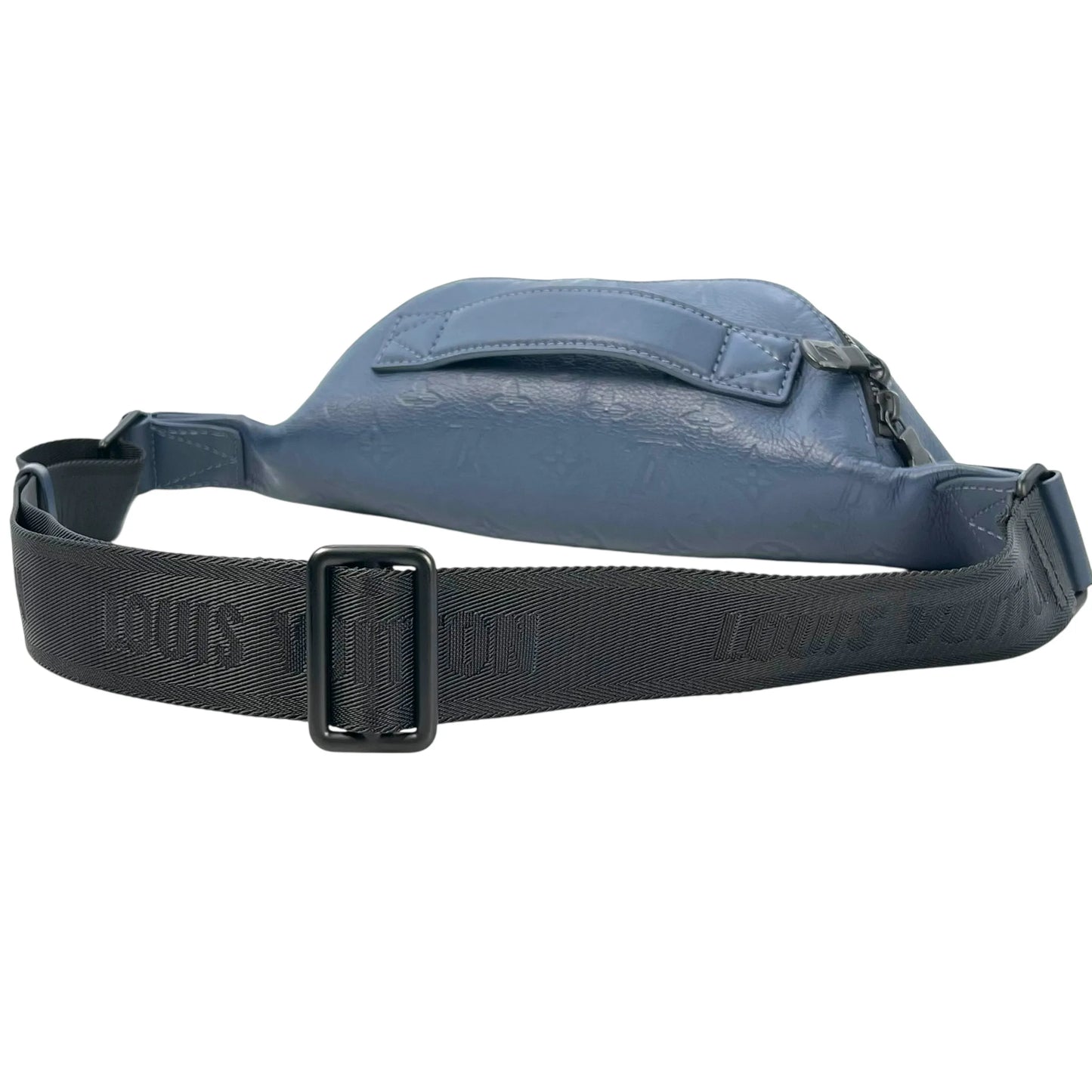 Louis Vuitton モノグラム シャドウ ディスカバリー バムバッグ ボディバッグ - ネイビー