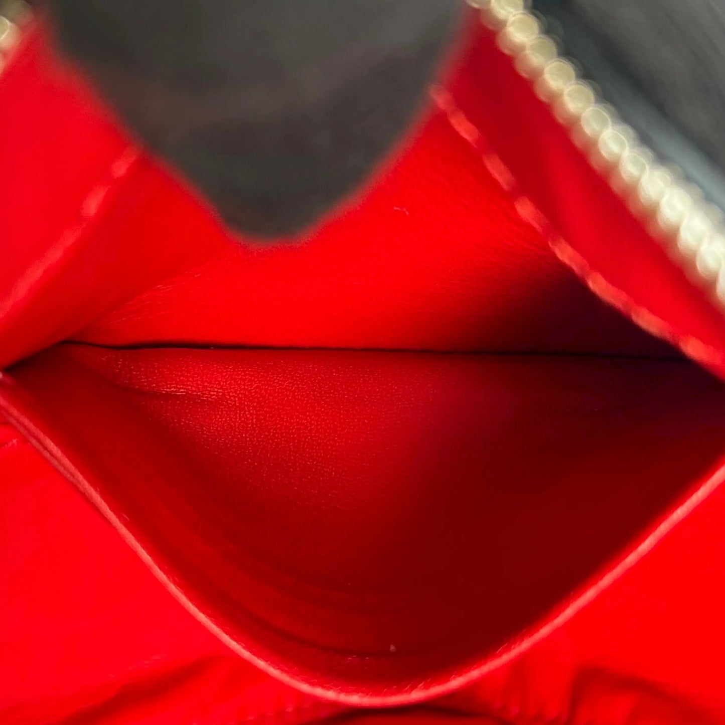 BALENCIAGA Triangle Leather Chain Shoulder Bag - Black 