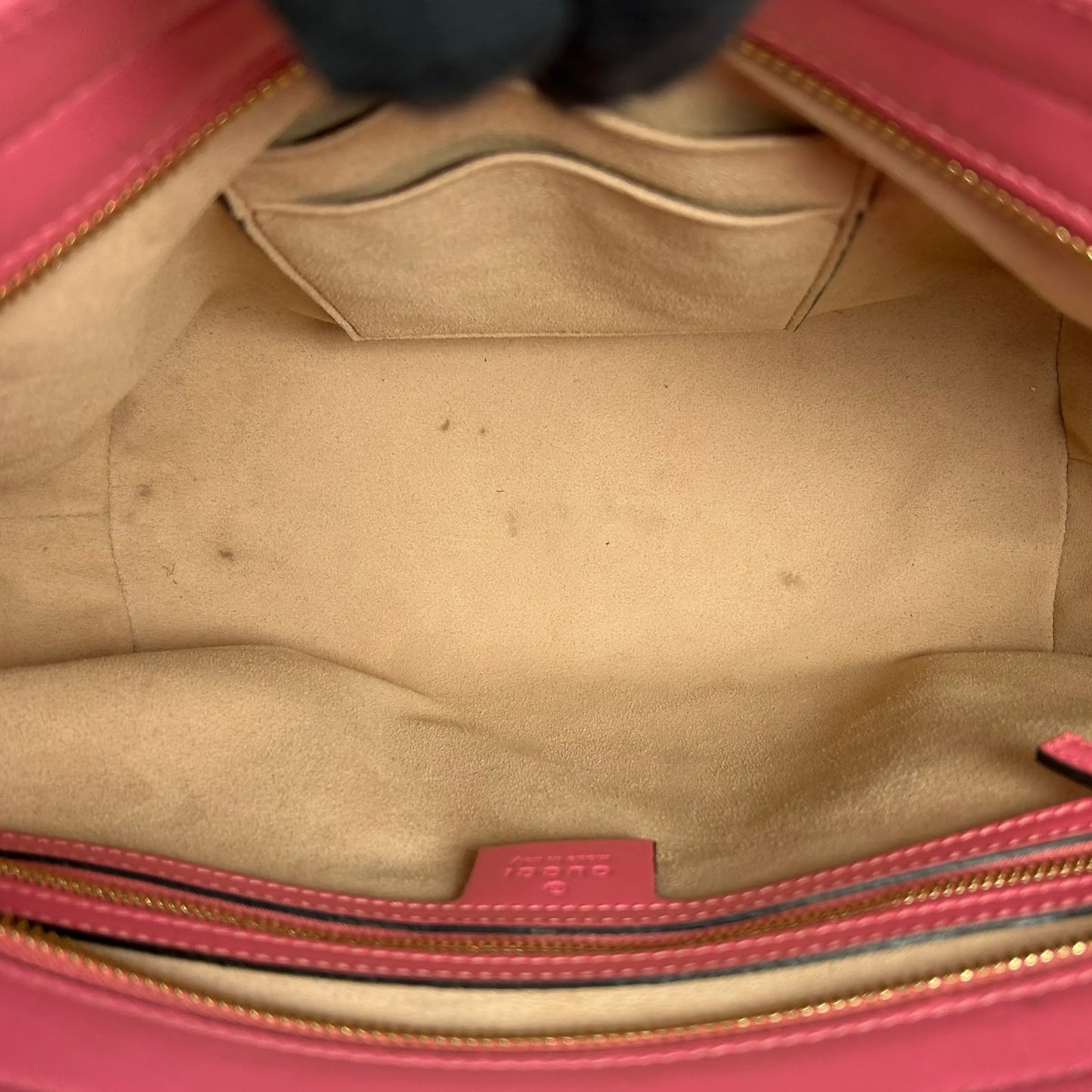 GUCCI グッチシマ レザー ハンドバッグ ショルダーバッグ - ピンク