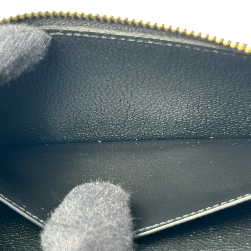 LOUIS VUITTON Portefeuille Monogram Empreinte Long Wallet - Black 