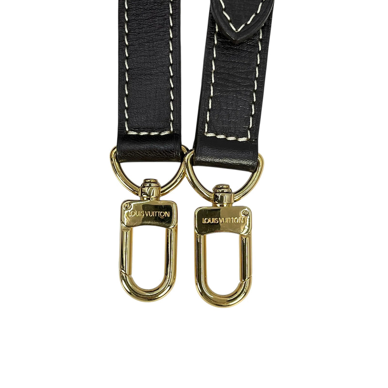 LOUIS VUITTON Leather Shoulder Strap - Dark Brown 