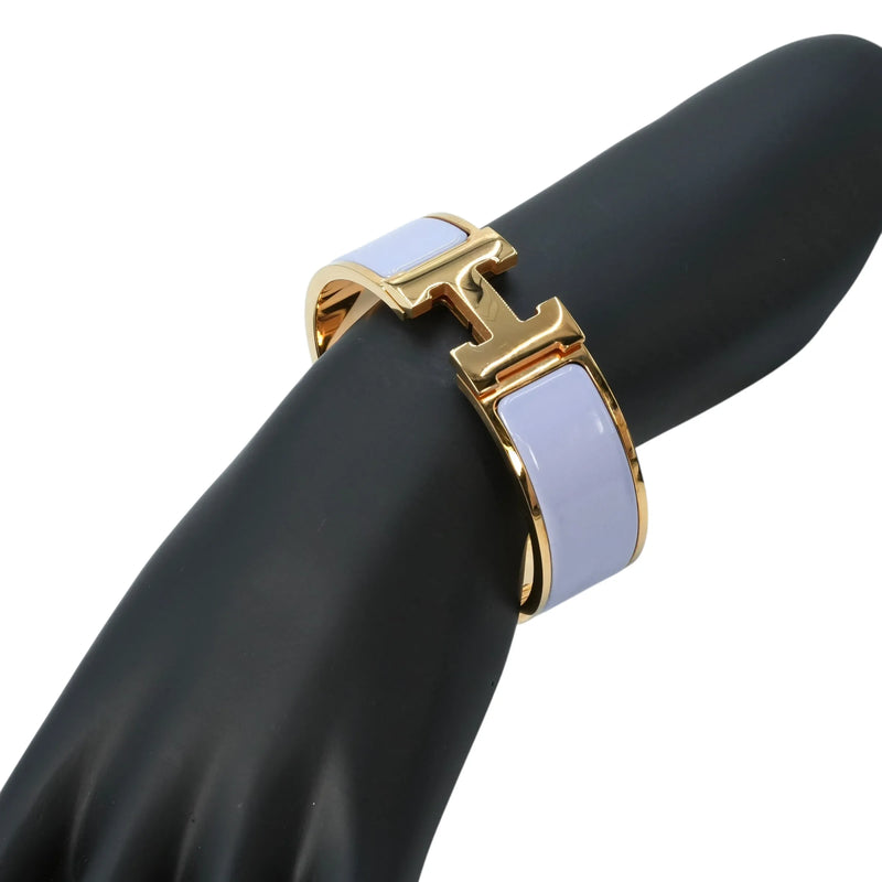 HERMES Click Clack H Bracelet - YG 