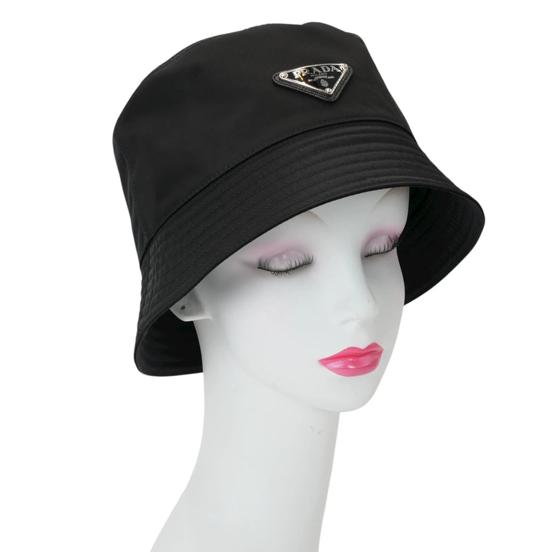 PRADA Re-Nylon Bucket Hat - Black - 35865 