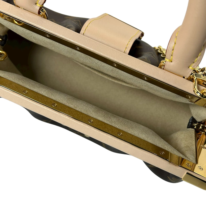 LOUIS VUITTON クラッチ モノグラムキャンバス ハンドバッグ - ブラウン