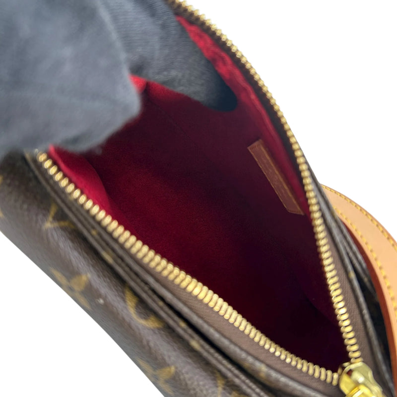 LOUIS VUITTON Viva Cite PM Monogram Canvas Shoulder Bag - Dark Brown 