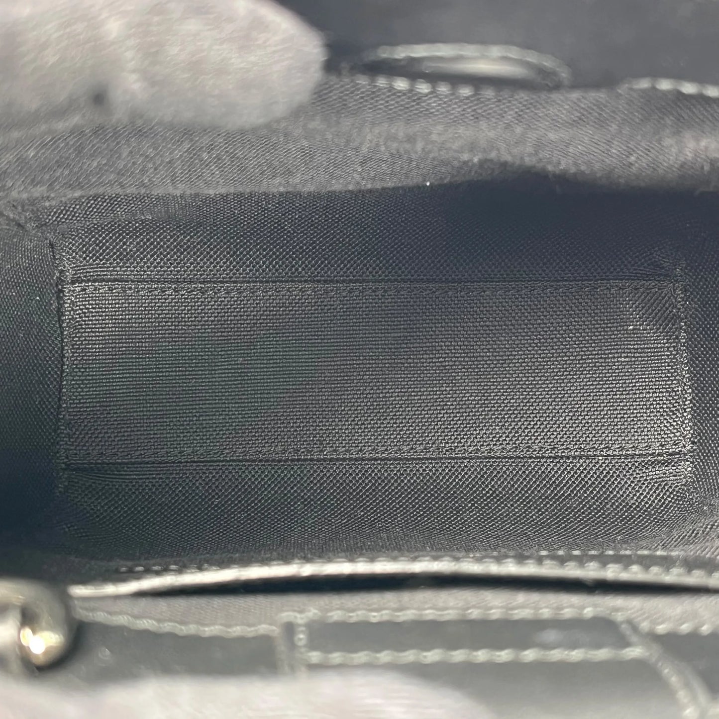 GUCCI GGスプリーム ミニハンドバッグ ショルダーバッグ - ブラック