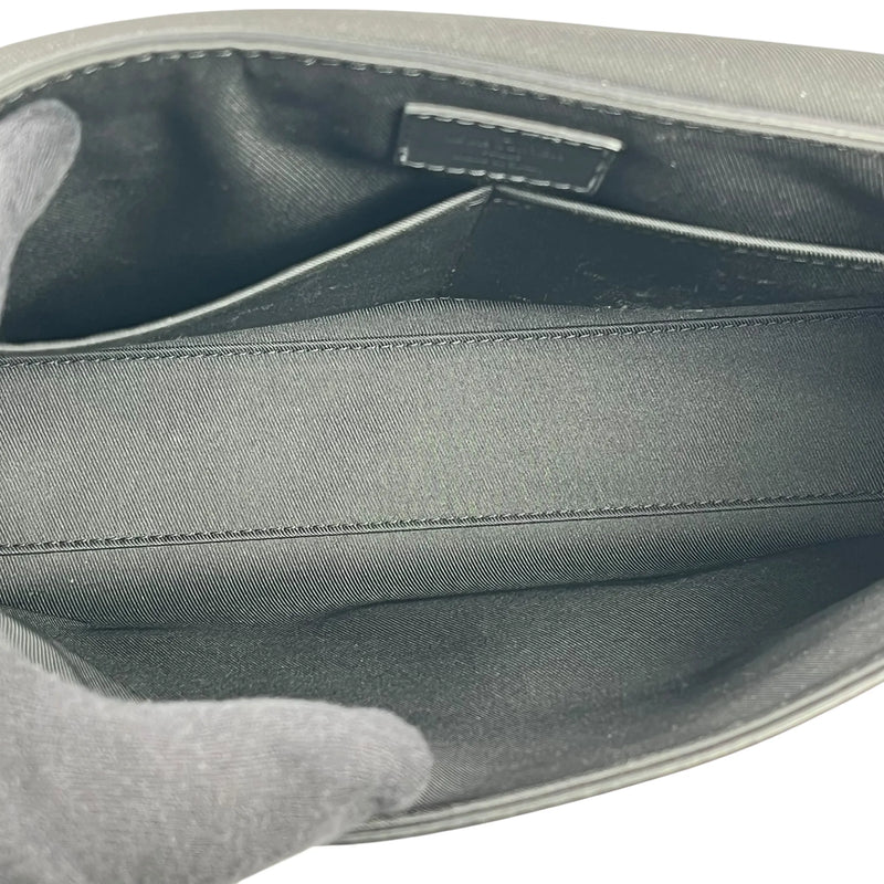 Louis Vuitton Takeoff Messenger PM Calfskin Shoulder Bag - Black 