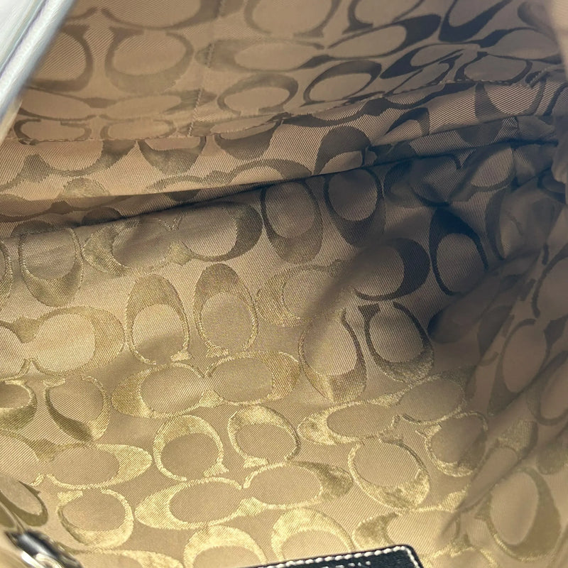 Coach Soho Crossbody Messenger Leather Shoulder Bag - Black 