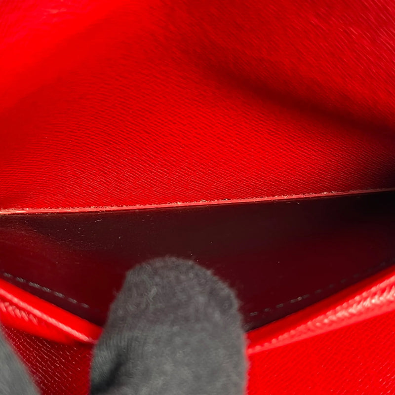 Louis Vuitton ポルトレゾール エテュイ パピエ エピレザー 三つ折り財布 コンパクトウォレット - レッド