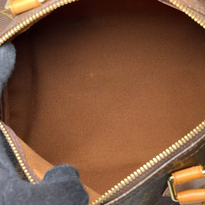 Louis Vuitton スピーディ25 モノグラム キャンバス ハンドバッグ - ブラウン