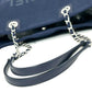 CHANEL Deauville MM Canvas Tote Bag - Navy 