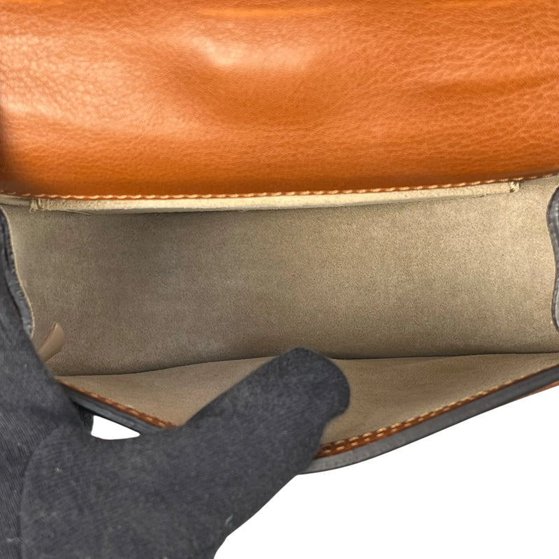 Chloé ナイル レザー ブレスレットバッグ ハンドバッグ ショルダーバッグ - ブラウン