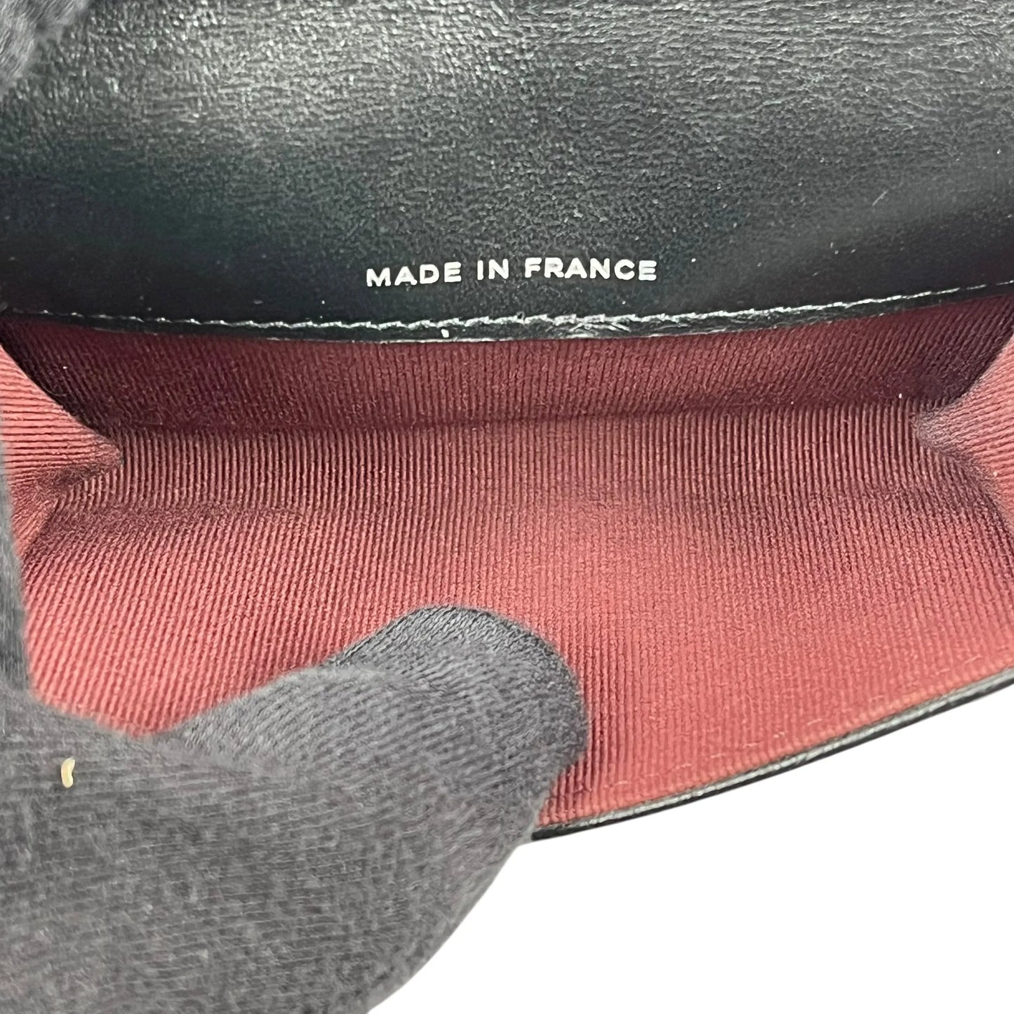 CHANEL Matelasse Lambskin Card Case and Coin Case - Black 