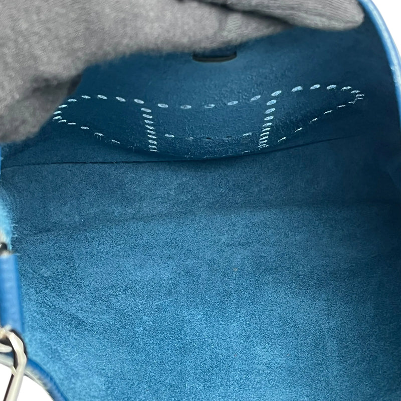 Hermès Evelyn III PM Taurillon Clemence Leather Shoulder Bag with D Stamp (2019) - Navy 