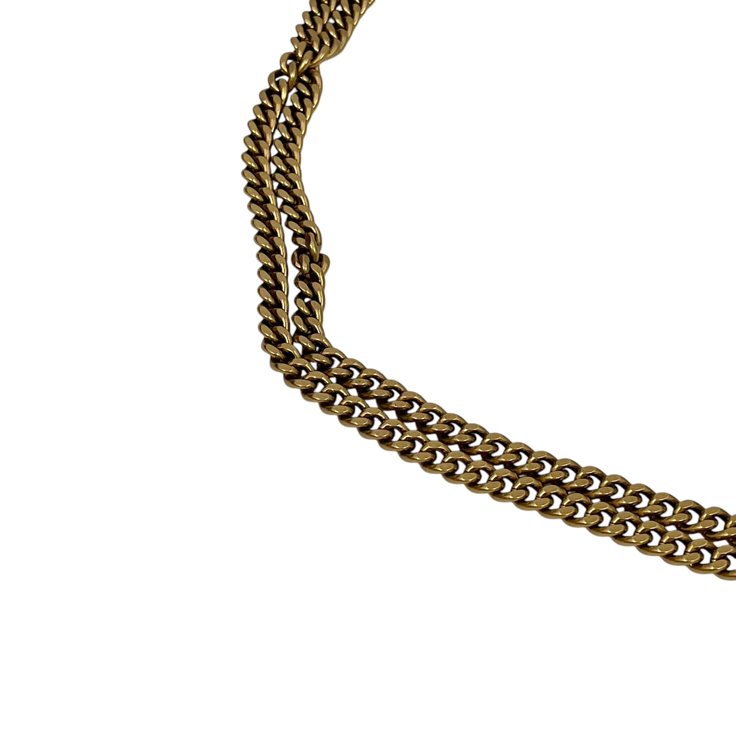 Saint Laurent カサンドラ レザー チェーン ショルダーバッグ - ブラック