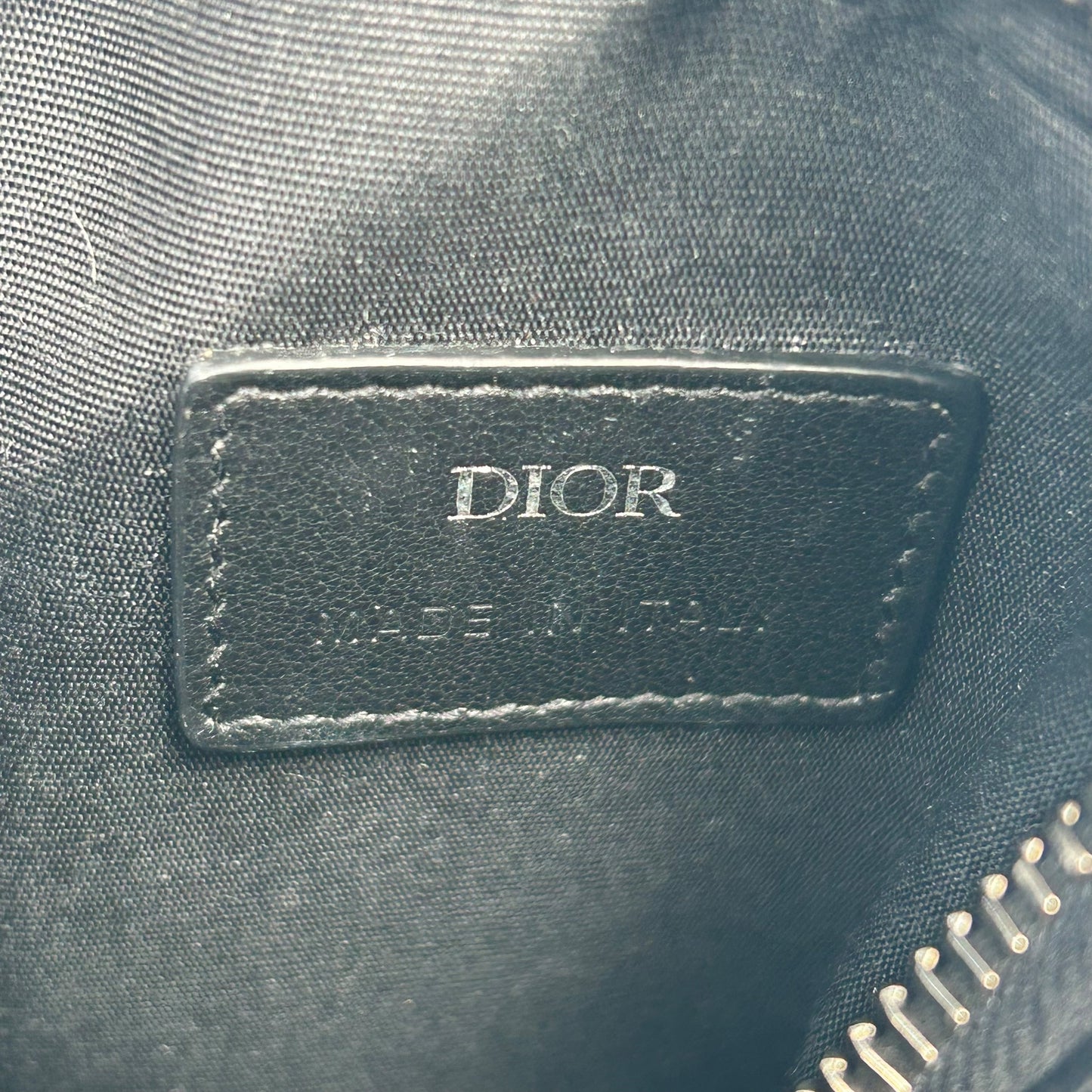 Dior Oblique Rider Micro Pouch Shoulder Bag - Black 