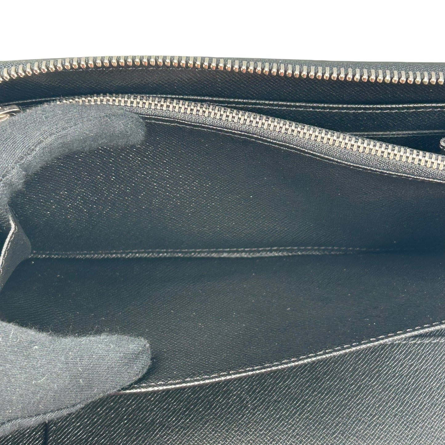 Louis Vuitton ダミエ ジッピー オーガナイザー 長財布 - ブラック × グレー