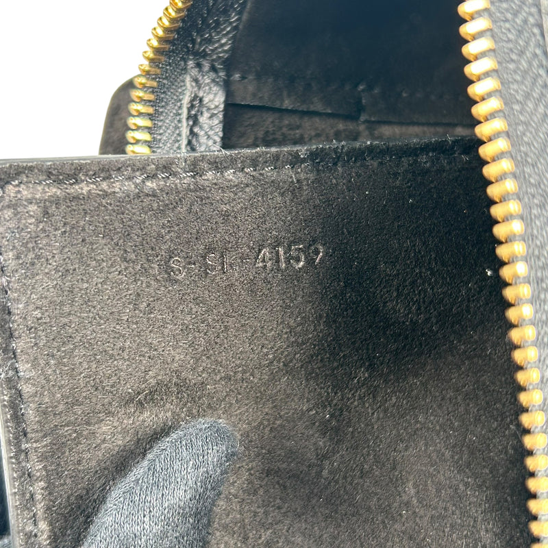 CELINE Leather Micro Beret Handbag/Shoulder Bag - Black 