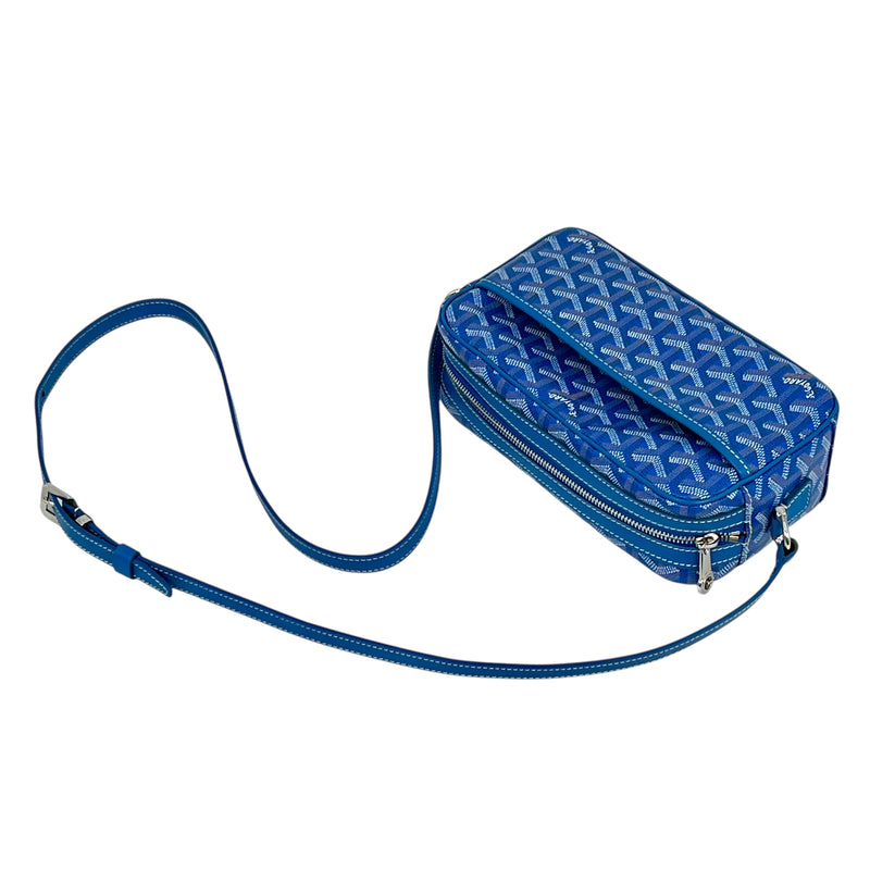 HOLD GOYARD Gap Vert PM Shoulder Bag - Blue 