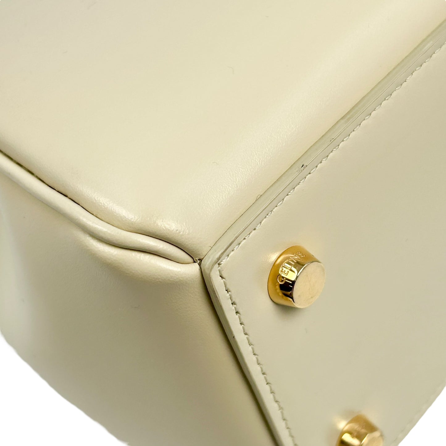 CELINE 16 Small Handbag/Shoulder Bag - Cream 