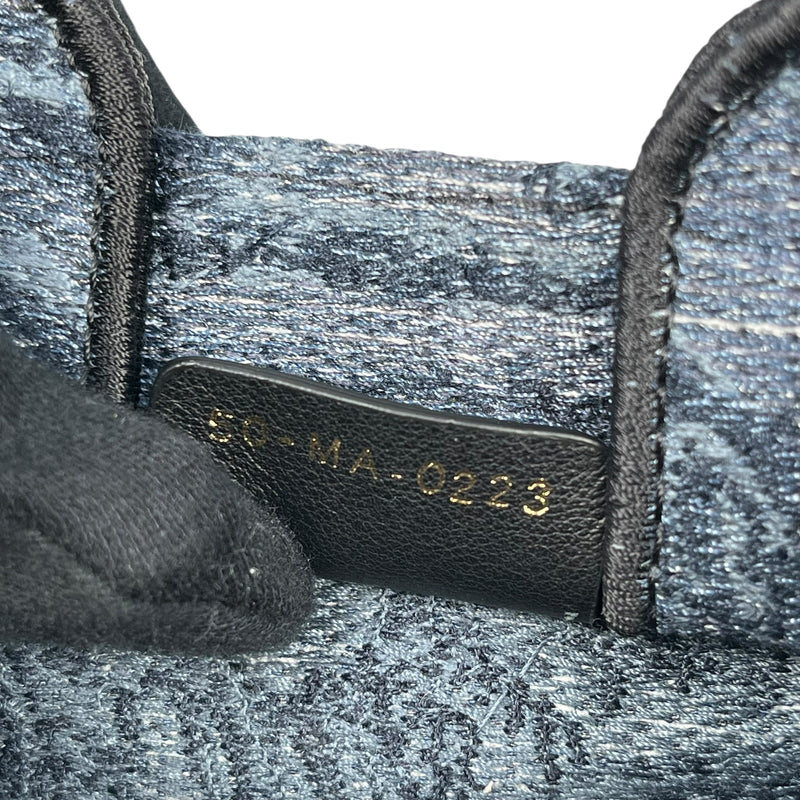 Dior Book Tote Mini Phone Bag Handbag Shoulder Bag - Blue x Black 
