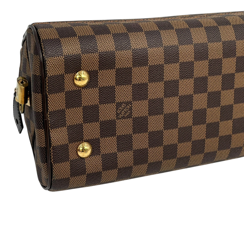 Louis Vuitton Damier Ebene Duomo Handbag - Dark Brown 