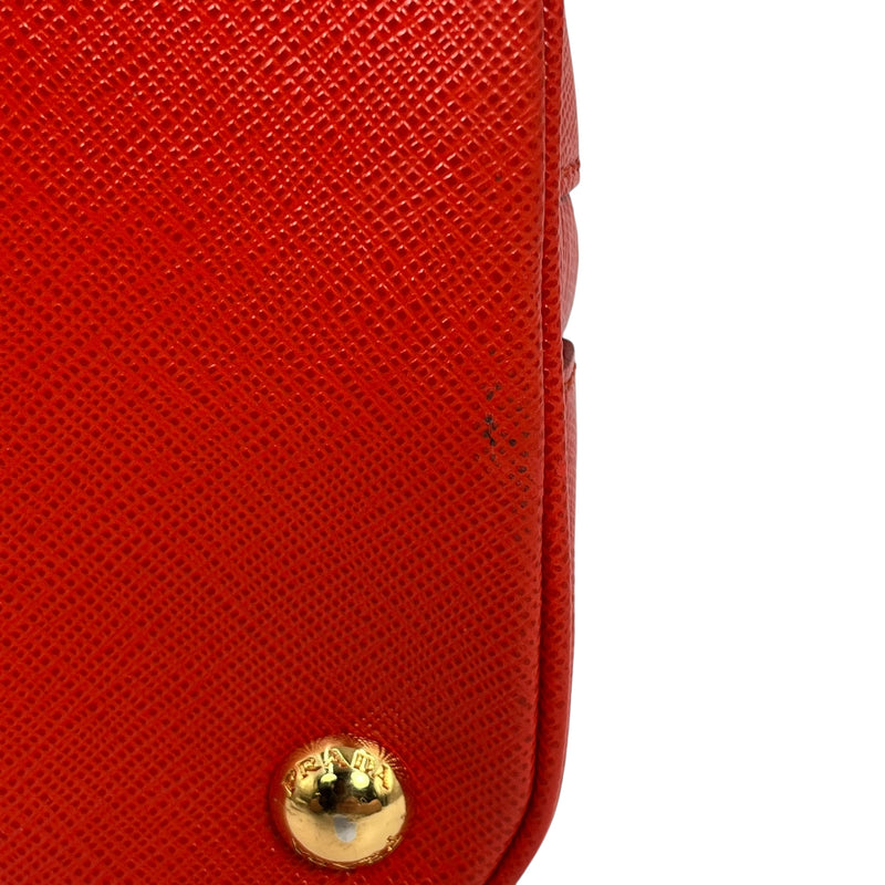 PRADA Galleria Saffiano Leather Handbag - Red 