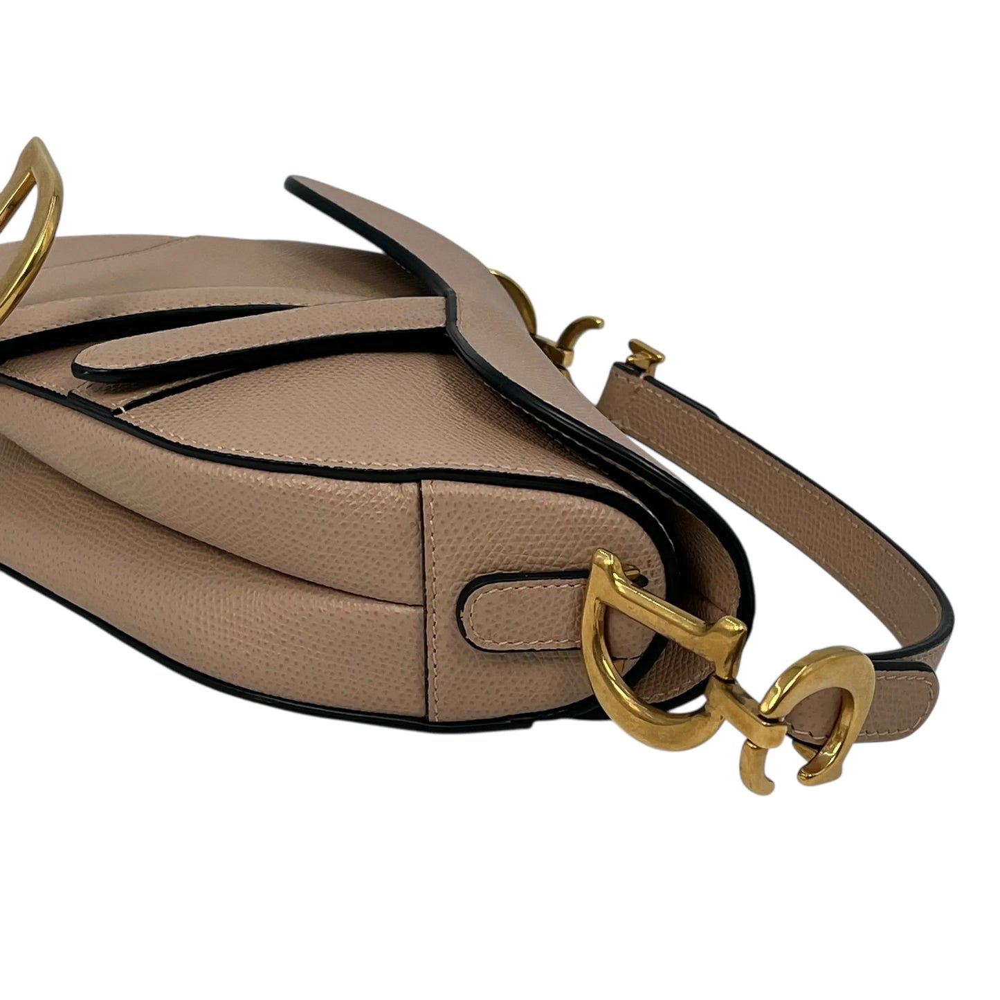 Dior Saddle Leather Handbag - Beige 