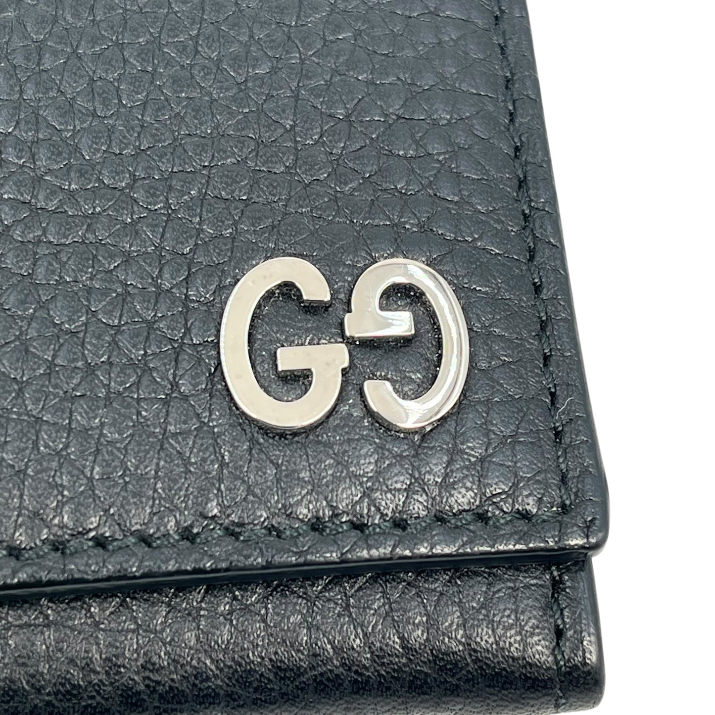 GUCCI Leather Card Case - Black 