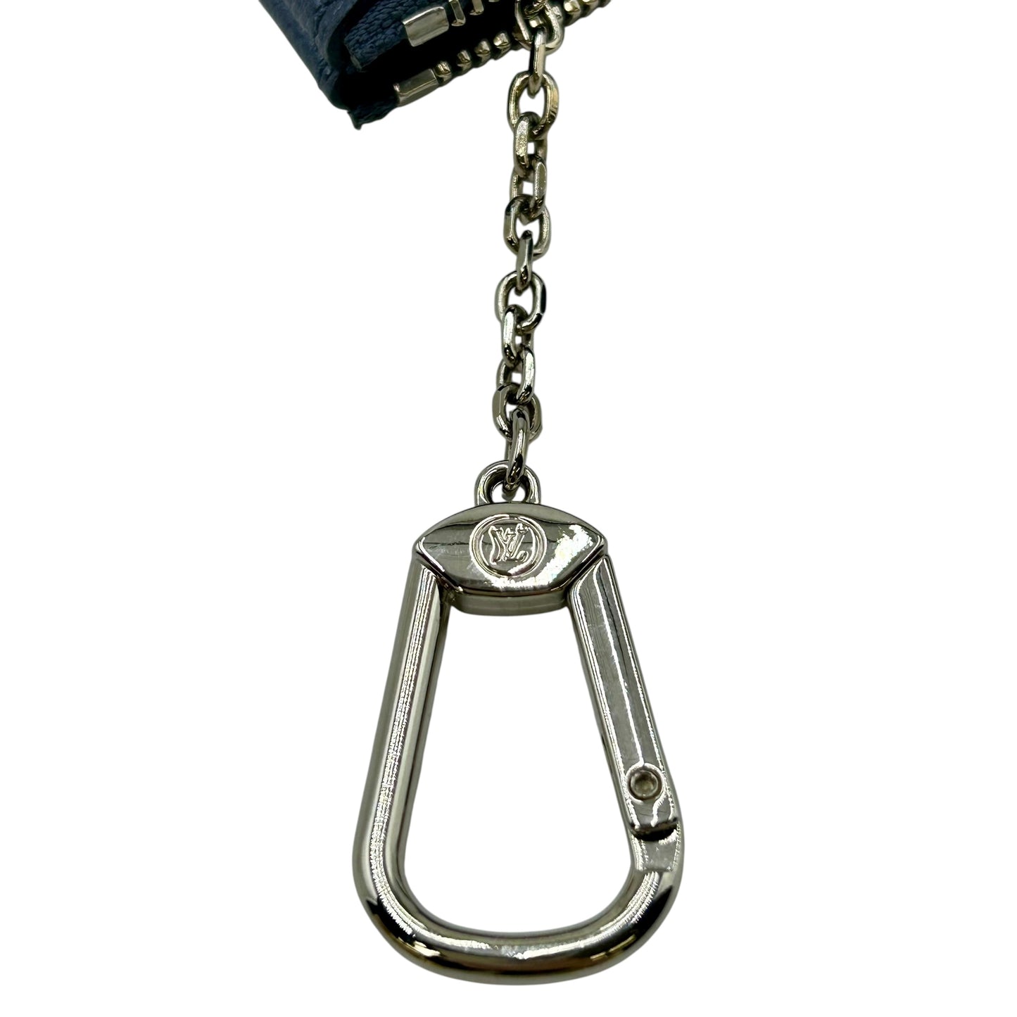 Louis Vuitton Monogram Empreinte Pochette Cle Coin Case and Key Case - Blue 