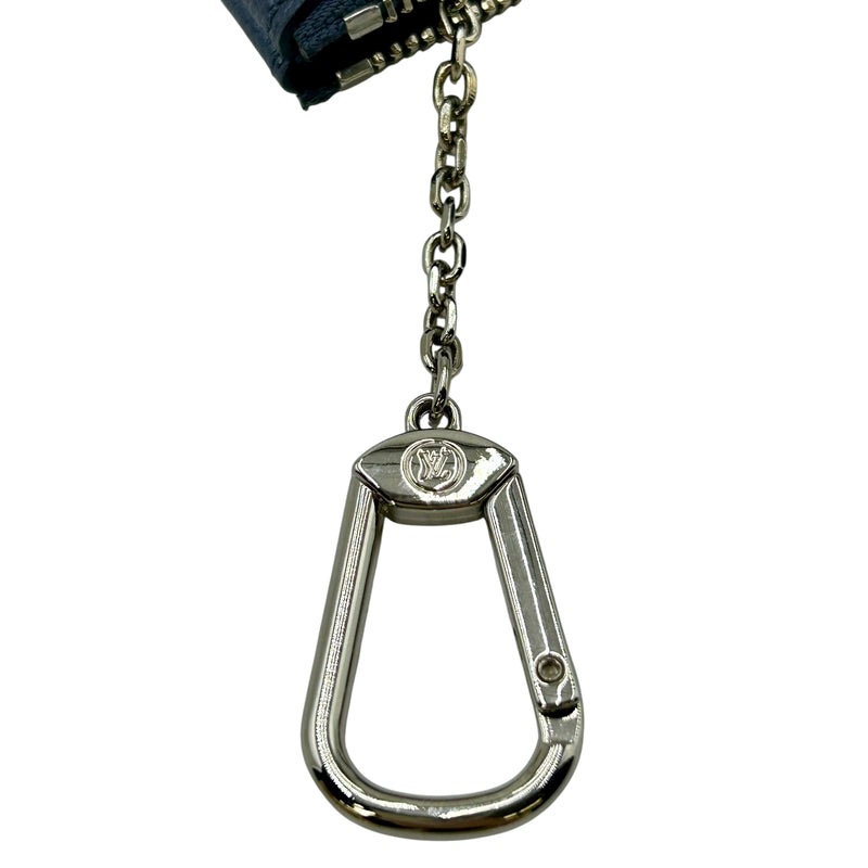 Louis Vuitton Monogram Empreinte Pochette Cle Coin Case and Key Case - Blue 