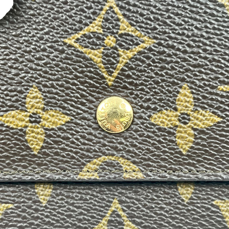 Louis Vuitton モノグラム キャンバス ポルトモネ クレディ 長財布 ロングウォレット - ブラウン - 31496
