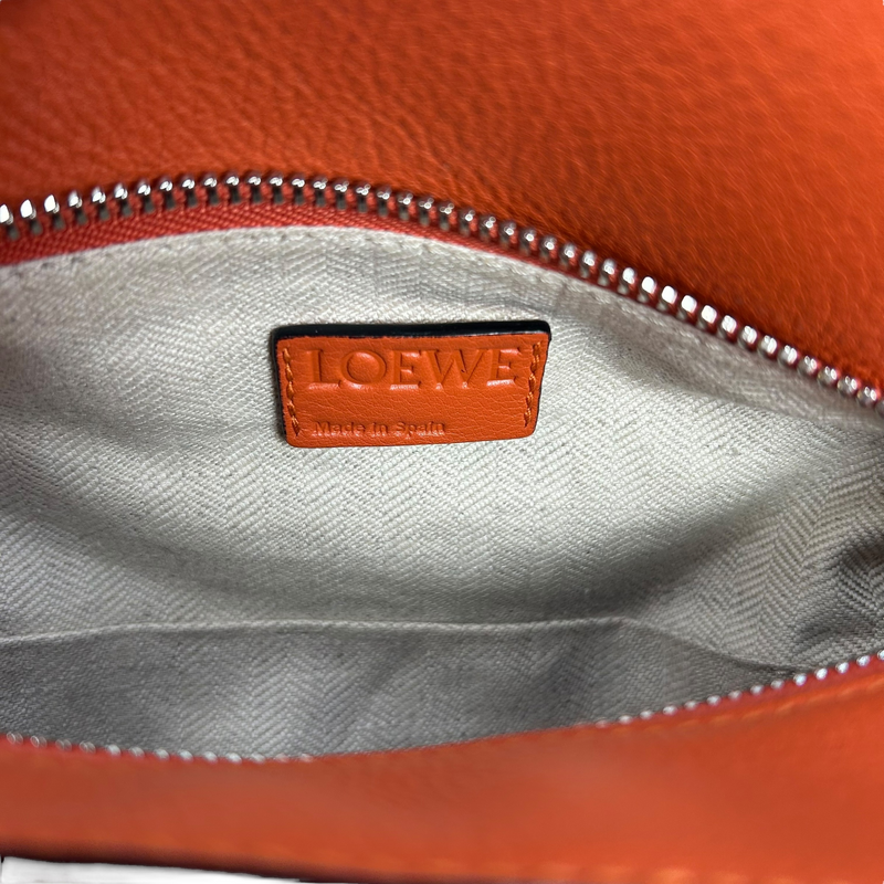 LOEWE Puzzle Bag Small Handbag/Shoulder Bag - Orange 