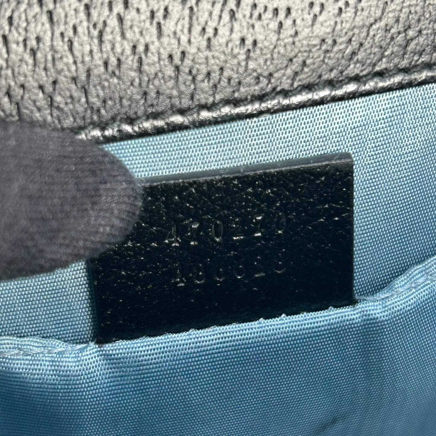 GUCCI シルヴィ ウェブライン ハンドバッグ ショルダーバッグ - ブラック