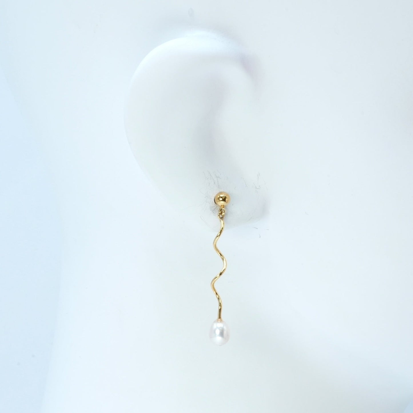 TASAKI Pearl Earrings Jewelry - 18KYG 