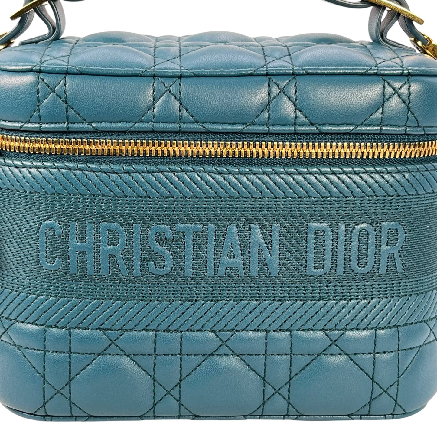 Dior Small Travel Vanity Handbag/Shoulder Bag - Blue 