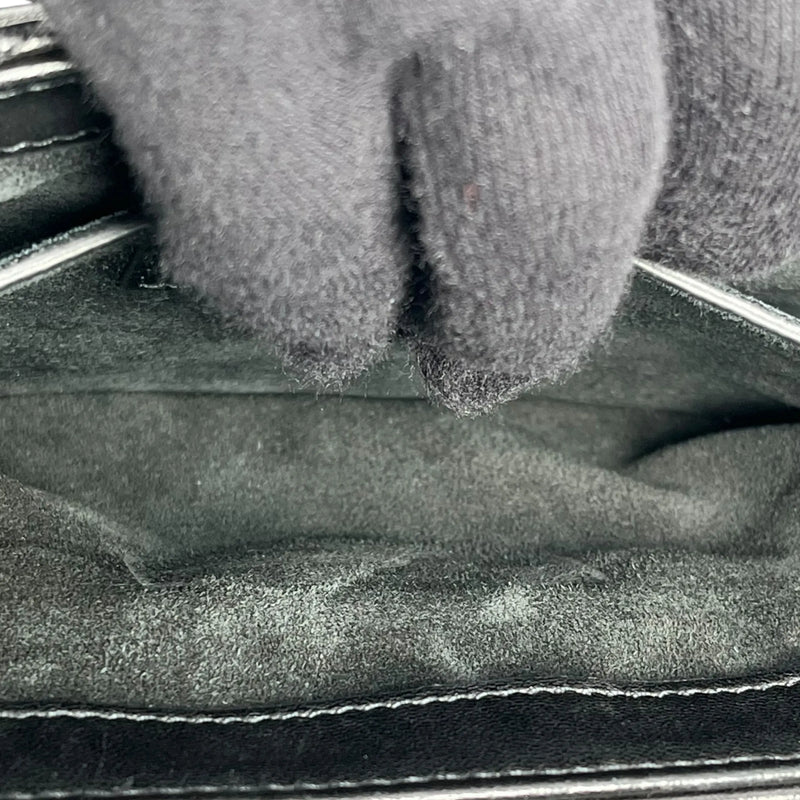 Saint Laurent Quilted Leather Hand Bag One Shoulder Bag - Black 