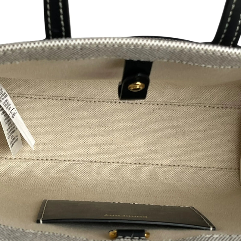 BURBERRY ミニ フレイヤ トートハンドバッグ ショルダーバッグ - ブラック