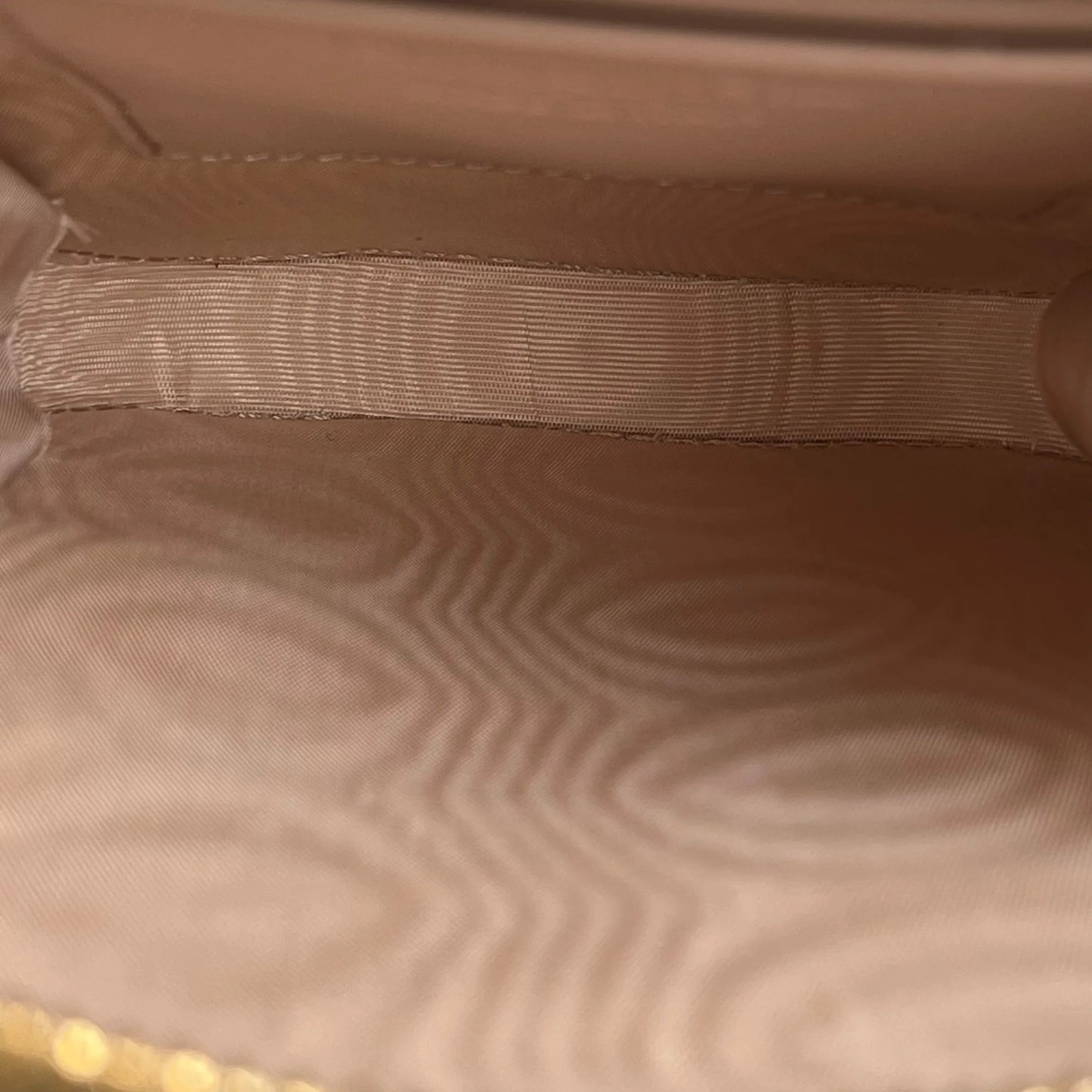 Dior レディディオール コールイン フォンケース カナージュ ラムスキン ショルダーバッグ - ピンク