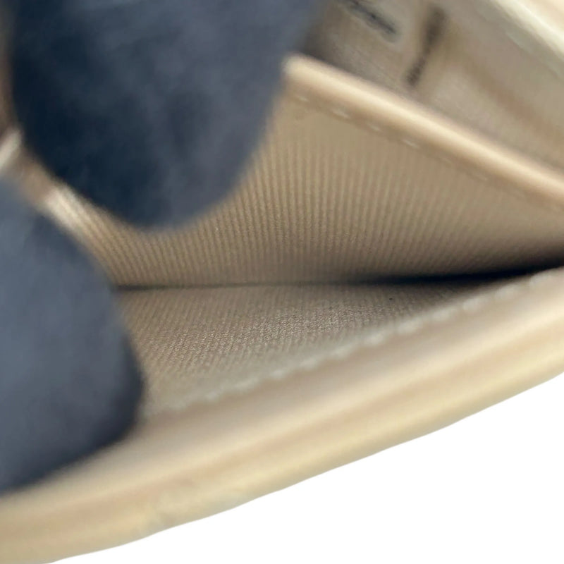 CHANEL Matelasse 19 Tri-fold Compact Wallet - Beige 