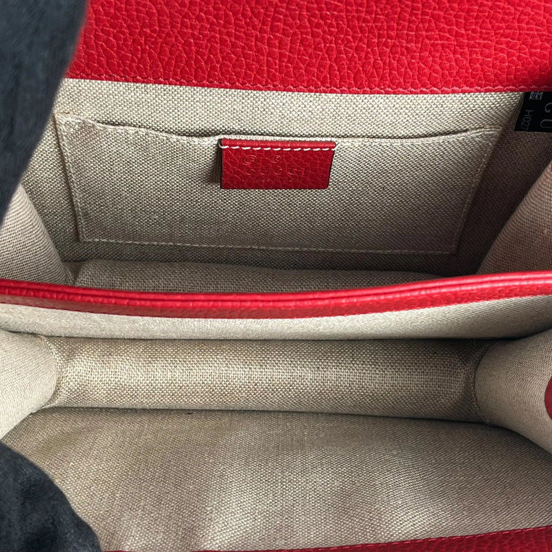 GUCCI Interlocking G Shoulder Bag - Red 