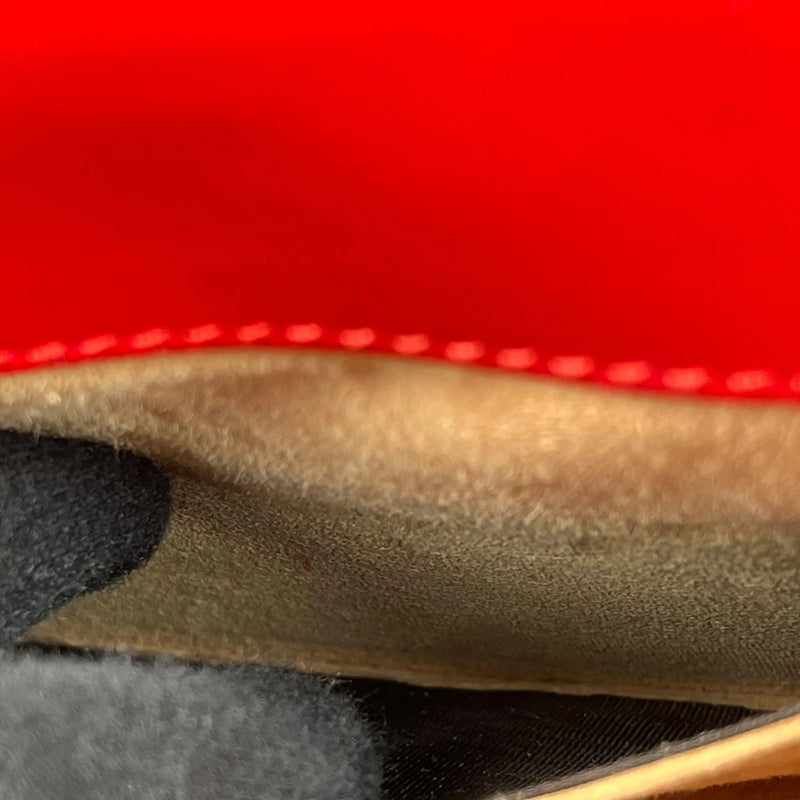 GUCCI Sylvie Chain Mini Handbag/Shoulder Bag - Red 