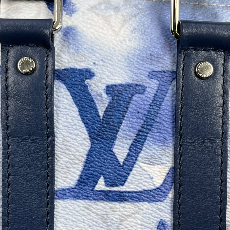 Louis Vuitton Monogram Watercolor Keepall XS Shoulder Bag/Mini Bag - White/Blue 